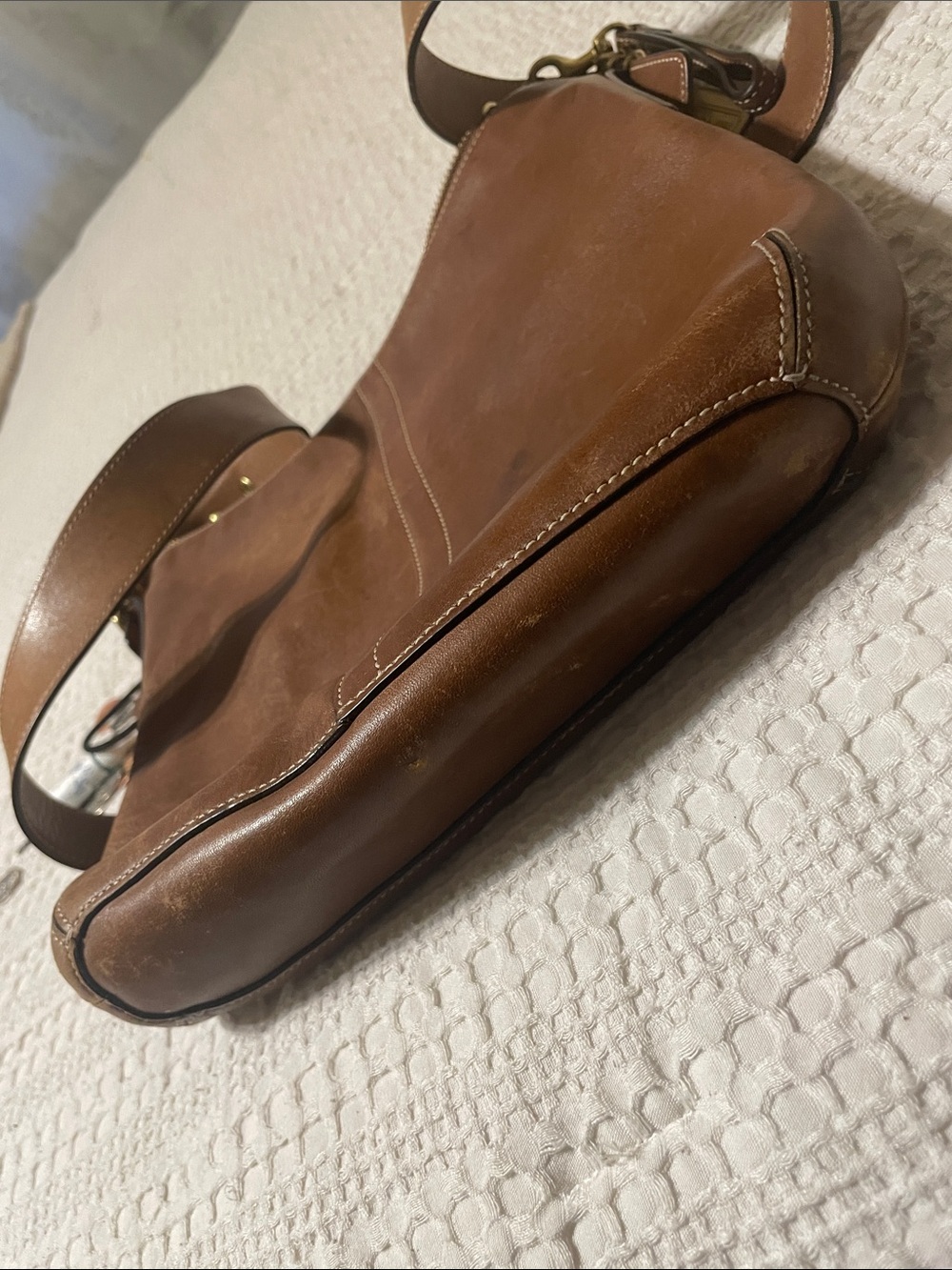 Coach Brown Leather Hobo Shoulder Bag - Picture 5 of 6